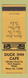 Matchbook Cover - Duck Inn Cafe Port Angeles WA