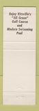 Matchbook Cover - Circle T Inn Ranch Room Ritzville WA