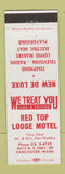 Matchbook Cover - Red Top Lodge Motel Vancouver WA