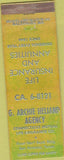 Matchbook Cover - Archie Heliand Agency San Antonio TX