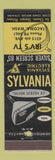 Matchbook Cover - Sylvania TV Irv's Tacoma WA