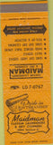 Matchbook Cover - Maidman Laundry Philadelphia PA orange