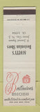 Matchbook Cover - Scotty's Bostonian Men's Shoes Jersey City NJ