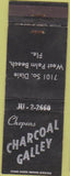 Matchbook Cover - Chepens Charcoal Galley West Palm Beach FL