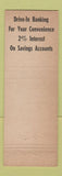 Matchbook Cover - Clinton National Bank Clinton NJ 1956