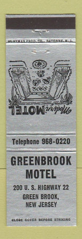 Matchbook Cover - Greenbrook Motel Green Brook NJ