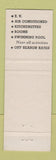 Matchbook Cover - Greenbrook Motel Green Brook NJ