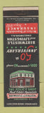 Matchbook Cover - Policy Shop Real Estate Englewood NJ Insurance