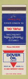 Matchbook Cover - Dover Oil Company Dover NJ