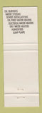 Matchbook Cover - Dover Oil Company Dover NJ