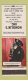 Matchbook Cover - Hoholik's Plumbing Heating Manistique MI
