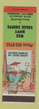Matchbook Cover - Wee Nippy Snack Shop Reed City MI hillbilly