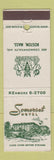 Matchbook Cover - Somerset Hotel Boston MA