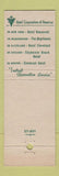 Matchbook Cover - Somerset Hotel Boston MA