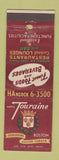 Matchbook Cover - Hotel Touraine Boston MA