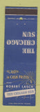 Matchbook Cover - Chicago Sun Newspaper IL Robert Lasch