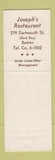 Matchbook Cover - Locke Ober Cafe Boston MA