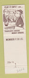 Matchbook Cover - South Range State Bank MI