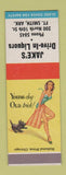 Matchbook Cover - Jake's Drive In Liquors Fort Smith AR pinup SAMPLE