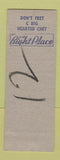 Matchbook Cover - Chet's Auto Sales Hamilton OH pinup SAMPLE