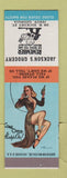 Matchbook Cover - Jackson's Grcoery Jesup GA pinup SAMPLE