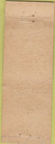 Matchbook Cover - Cascade Gorge Resort Crater Lake Highway
