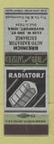 Matchbook Cover - Breinich Auto Radiator Exchange Davenport IA