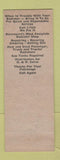 Matchbook Cover - Breinich Auto Radiator Exchange Davenport IA