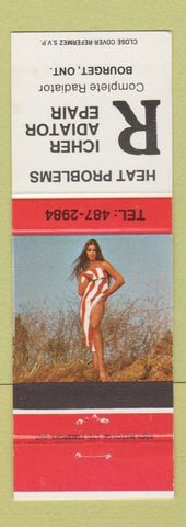 Matchbook Cover - Richer Radiator Repair Bourget ON pinup