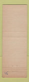 Matchbook Cover - Carpenter's Standard oil gas Momence IL