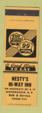 Matchbook Cover - Phillips 66 oil gas Nesty's Minnewaukan ND