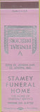 Matchbook Cover - Stamey Funeral Home St Joseph MO SAMPLE