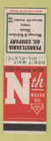 Matchbook Cover - Conoco oil gas Marengo Belvidere IL