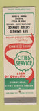 Matchbook Cover - Cities oil gas Ray Sprang's Racine WI