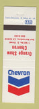 Matchbook Cover - Chevron oil gas Orange Show San Bernardino CA