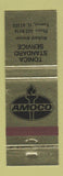 Matchbook Cover - Amoco oil gas Stonica IL