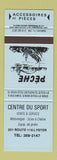 Matchbook Cover - Centre Du Sport Lyster QC BLUE