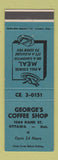 Matchbook Cover - George's Coffee Shop Ottawa ON WEAR