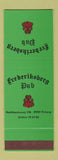 Matchbook Cover - Fredericksburg Pub Godthaabsvej Copenhagen Denmark