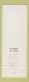 Matchbook Cover - Fredericksburg Pub Godthaabsvej Copenhagen Denmark