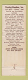 Matchbook Cover - Corning Donohue Lumber St Paul MN