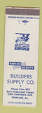 Matchbook Cover - Builders Supply Lumber Freeport IL