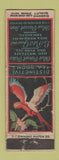 Matchbook Cover - Blue Parrot Patio Oak Park Chicago IL Denver DQ WORN