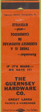Matchbook Cover - Guernsey Hardware paint Cambridge Byesville