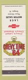 Matchbook Cover - 1964 Chevrolet Lace Motors Oregon IL
