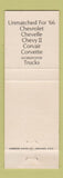 Matchbook Cover - 1966 Chevrolet Buick Cassidy Kentland IN