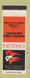 Matchbook Cover - 1966 Chevrolet Marvin Cable Cedar Vale KS