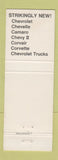 Matchbook Cover - 1968 Chevrolet Preusse Buick Pontiac Redwood Falls MN