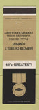 Matchbook Cover - 1968 Chevrolet Harpster Warriors Mark PA
