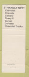 Matchbook Cover - 1968 Chevrolet Harpster Warriors Mark PA
